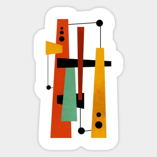 Mid Century Modern 14 Sticker